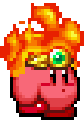 Red firey kirby